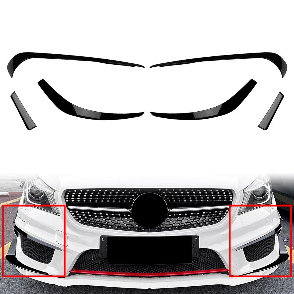 Front Spoiler for Mercedes Benz CLA Class C117 (2013–2016) Gloss