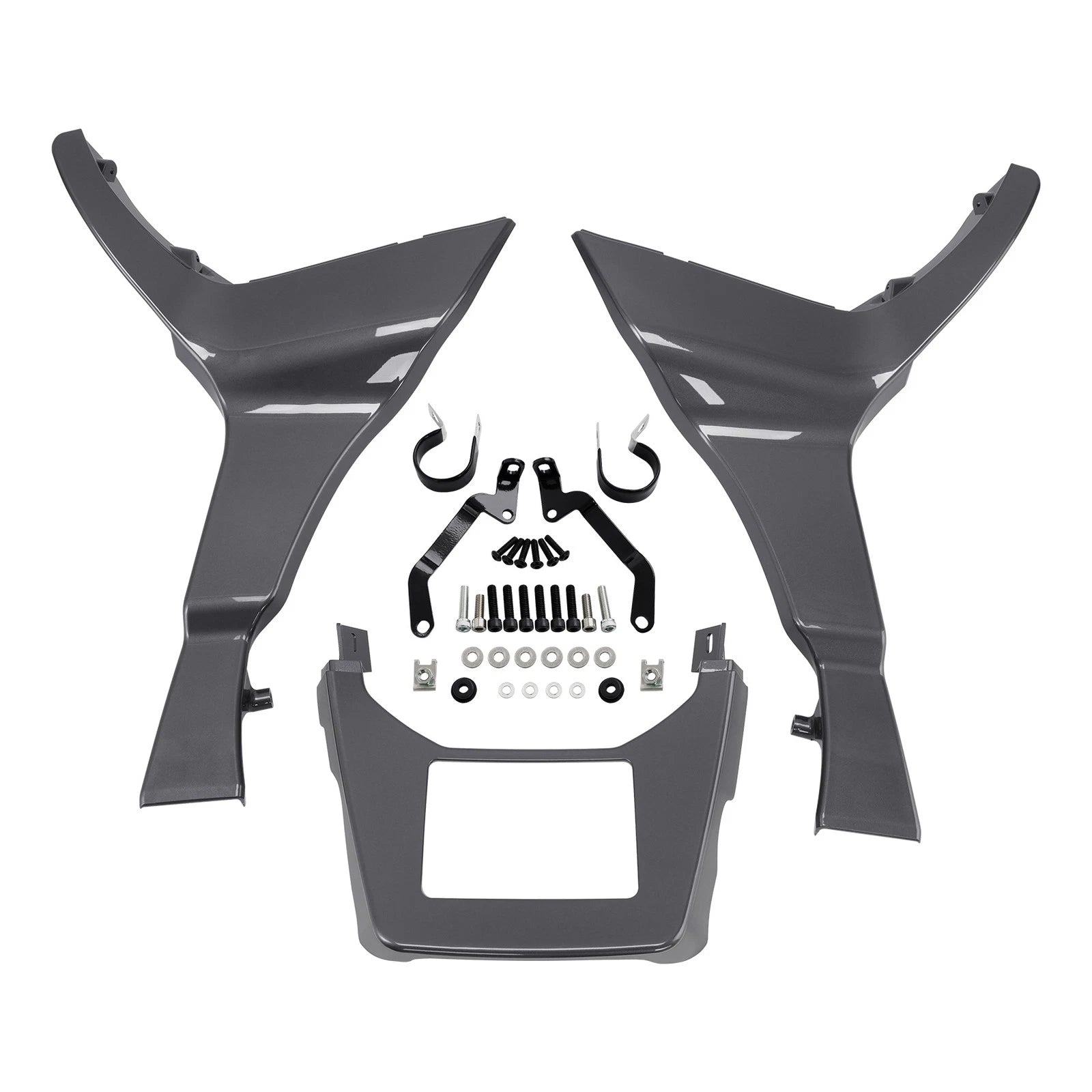 Side Fairings Spoiler for Harley Road Glide (2017–2023) Gauntlet Gray Metallic