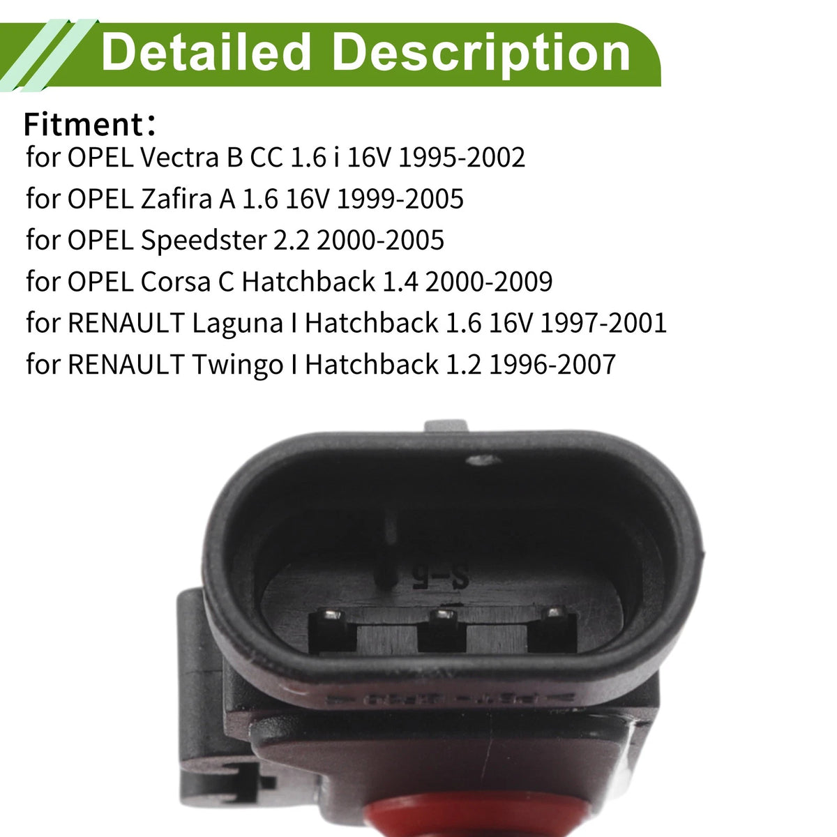 MAP Sensor for Opel Vectra B CC 1.6 i 16V (1995–2002) No.71739292