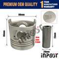 Piston with Ring Set for Mitsubishi S3Q S3Q2 (303C, 901B)
