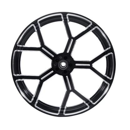 26x3.5" Front Wheel Rim & Dual Disc Hub for Harley Road Glide (1997–2021)
