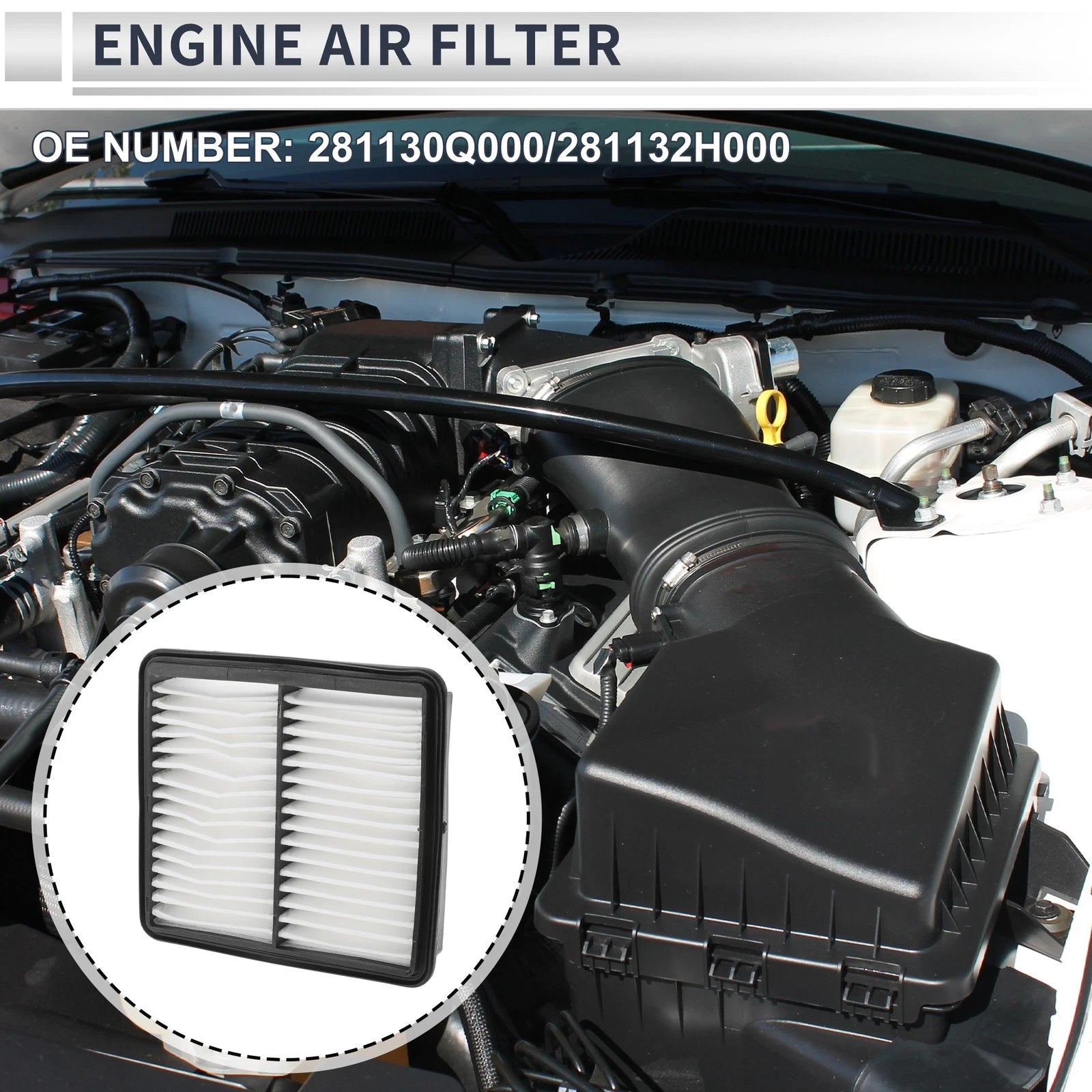 Engine Air Filter Replacement for Hyundai Elantra (2007–2010)