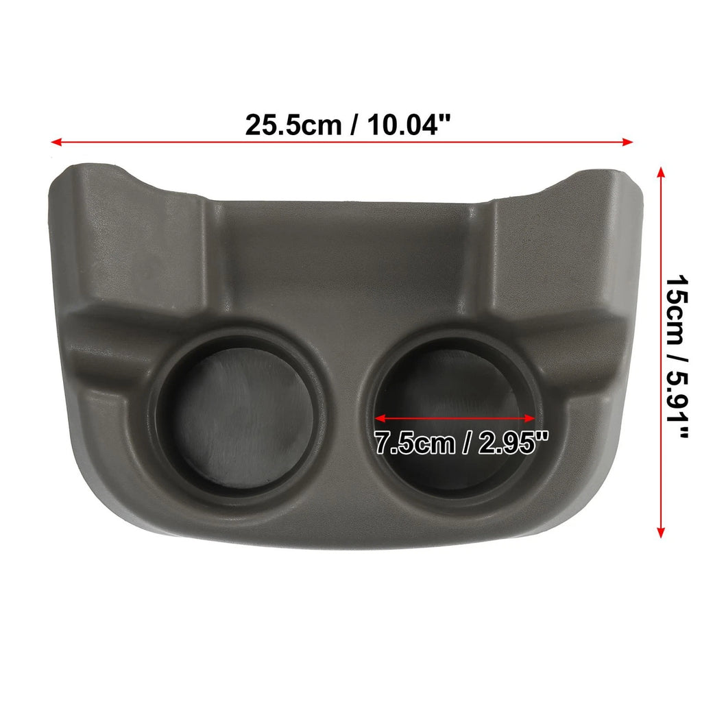 Car Center Console Cup Holder Brown Replacement for Ford F350 (2002–2004)