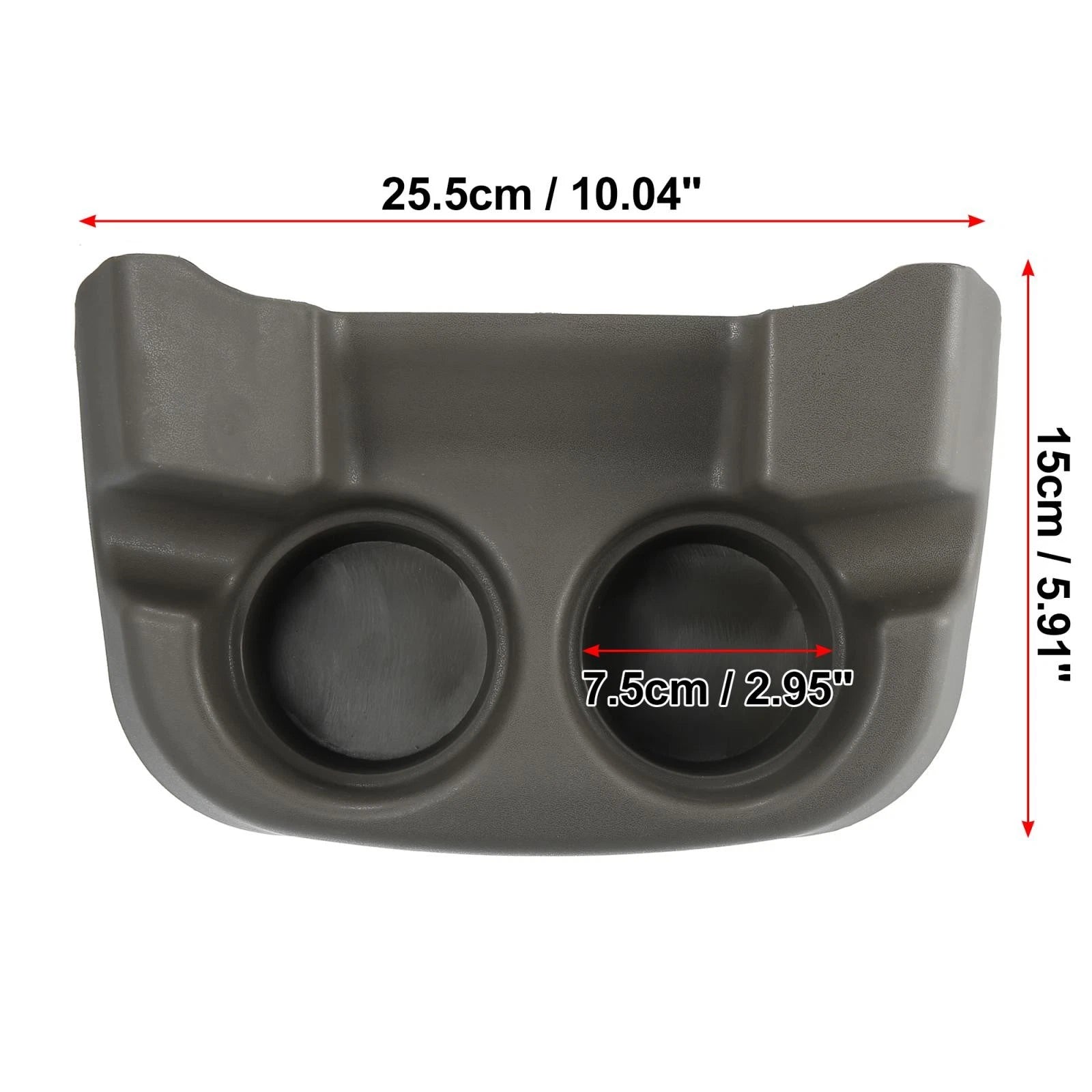 Car Center Console Cup Holder Brown Replacement for Ford F350 (2002–2004)