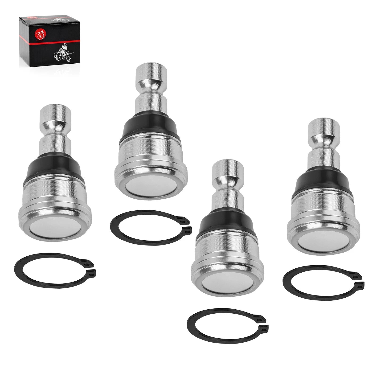 Set of 4 Upper & Lower Ball Joints for Polaris Ranger XP 1000 (2014–2017)