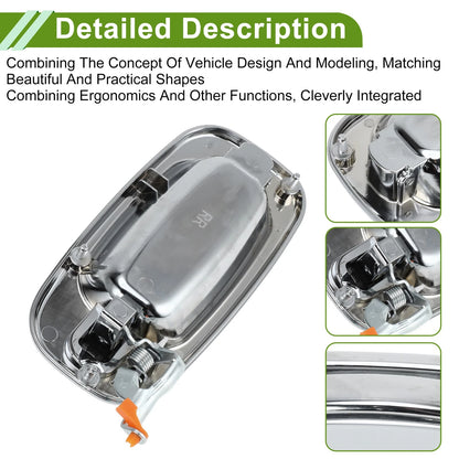 Exterior Door Handle Replacement for Chevrolet Silverado GMC Sierra (2014–2018)