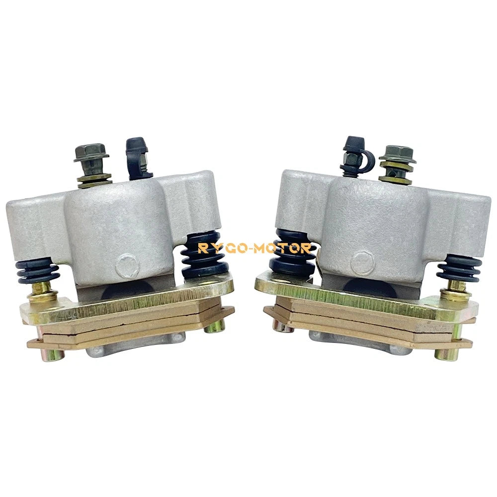 Set of 2 Rear Brake Calipers & Pads for Polaris Ranger 400 500 800 (2010–2013)
