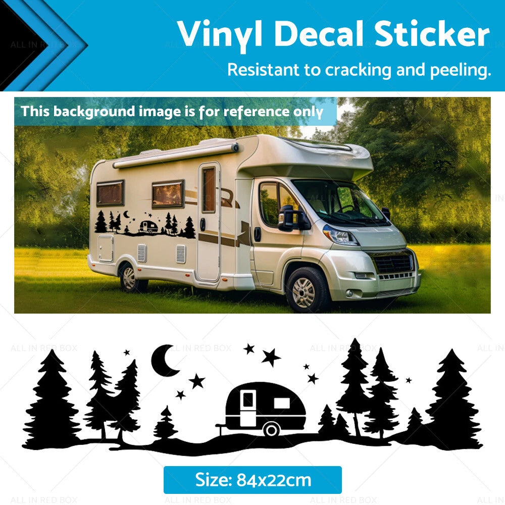 Vinyl Decal Sticker for Camper Van Motorhome (Fits )