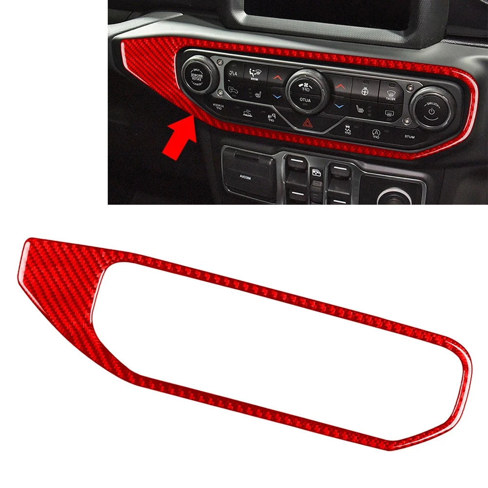 Climate Control Cover Trim for Jeep Wrangler JL JLU 4XE Gladiator JT (2018–2023)