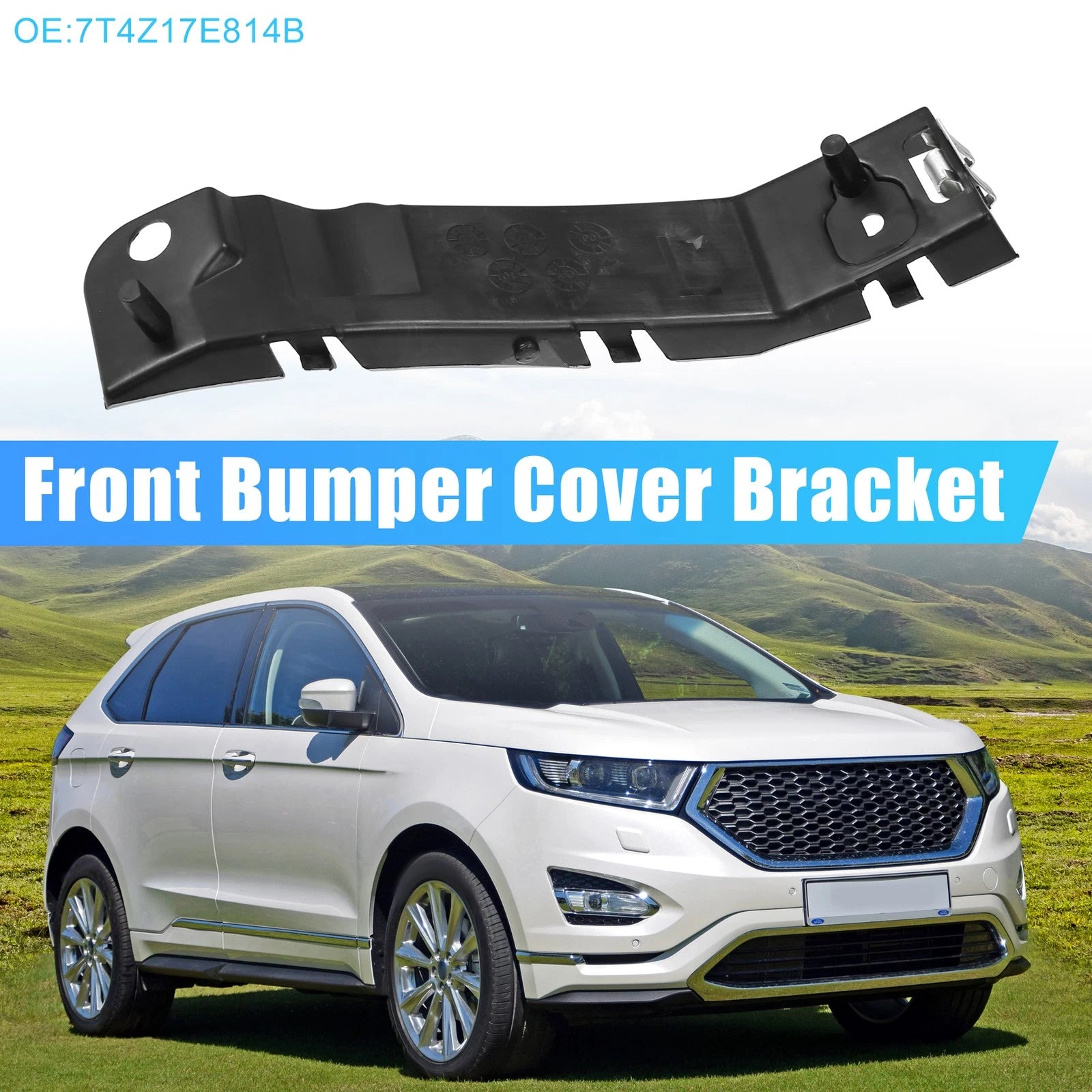 Front Left Bumper Cover Bracket No. 7T4Z17E814B for Ford Edge (2007–2010)
