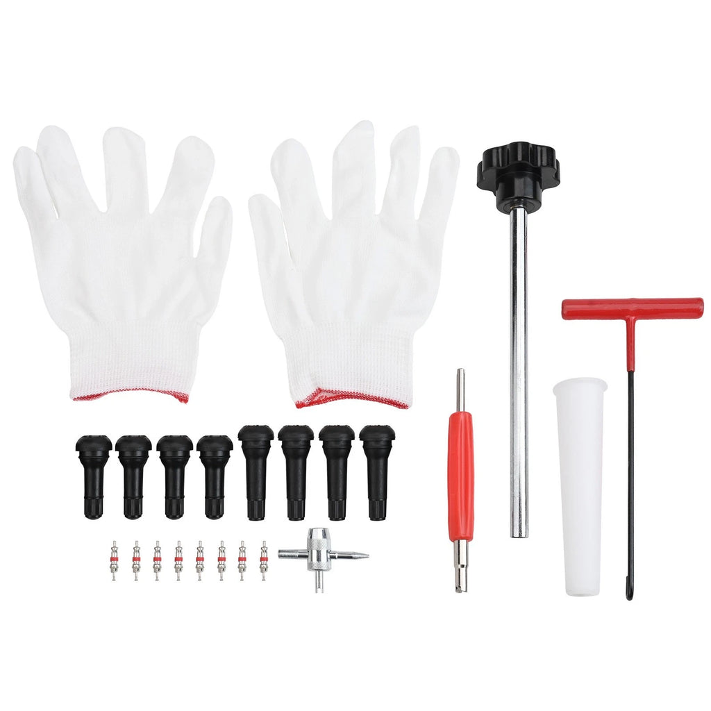 22-Piece Quick Change Tire Valve Tool Set for DIY Enthusiasts