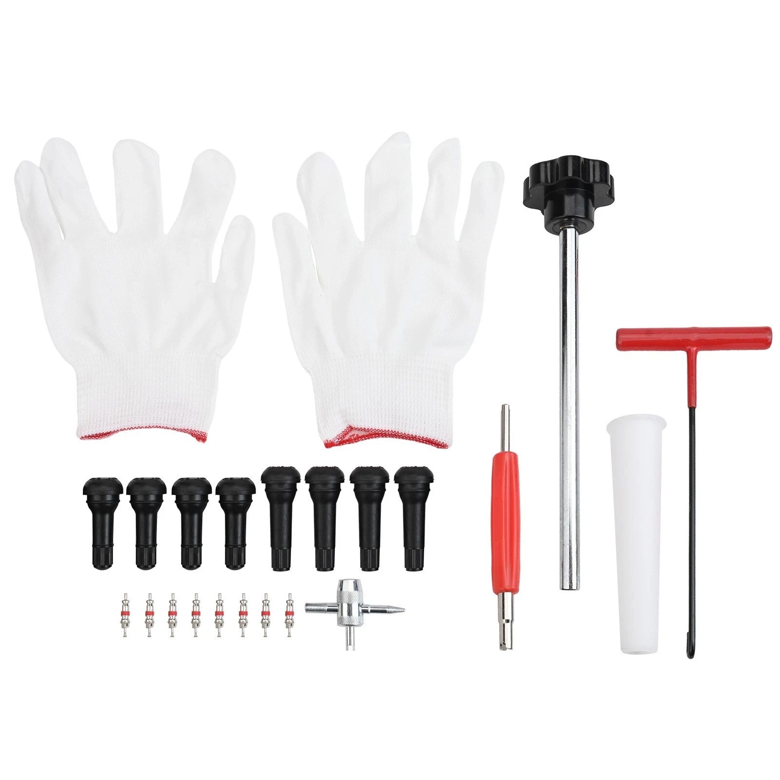 22-Piece Quick Change Tire Valve Tool Set for DIY Enthusiasts