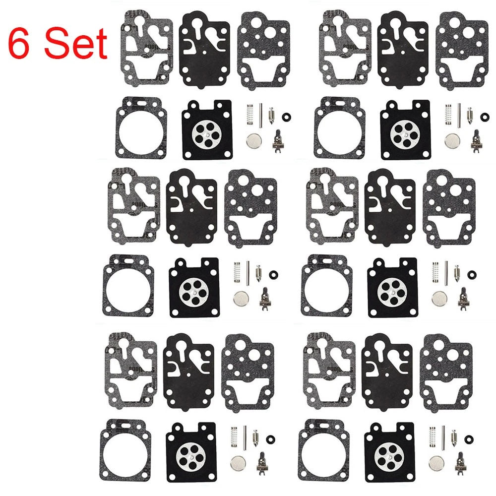 Set of 6 Carburetor Gasket Kits K10-WYC for Walbro WYC Homelite Trimmer