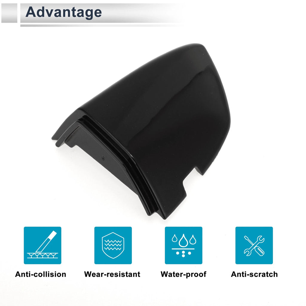 Front Left Door Handle Lock Cylinder Cover Replacement for Volkswagen Sagitta (2019–2021) Black