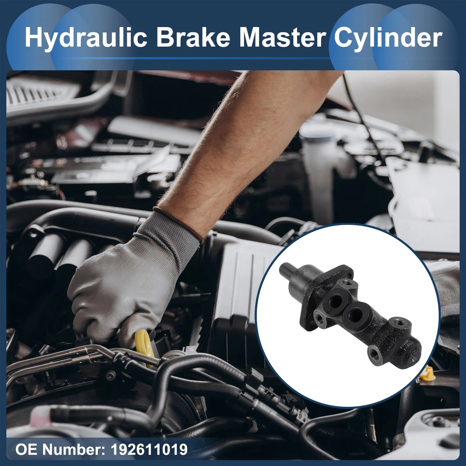 Brake Master Cylinder Replacement for Volkswagen Golf (1985–1986)