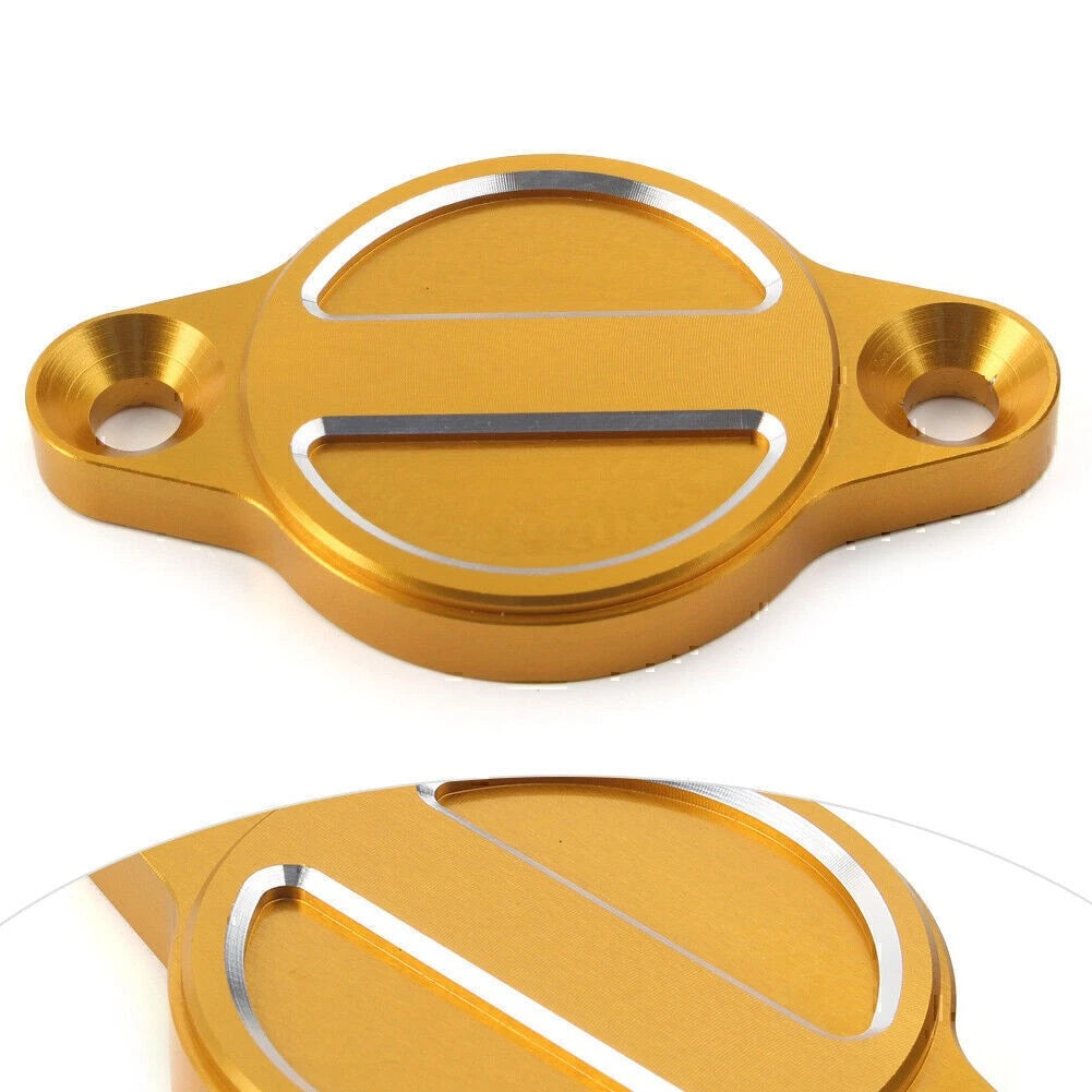 Gold Engine Oil Filter Cap Cover Guard for DUCATI Monster Multistrada Hypermotar