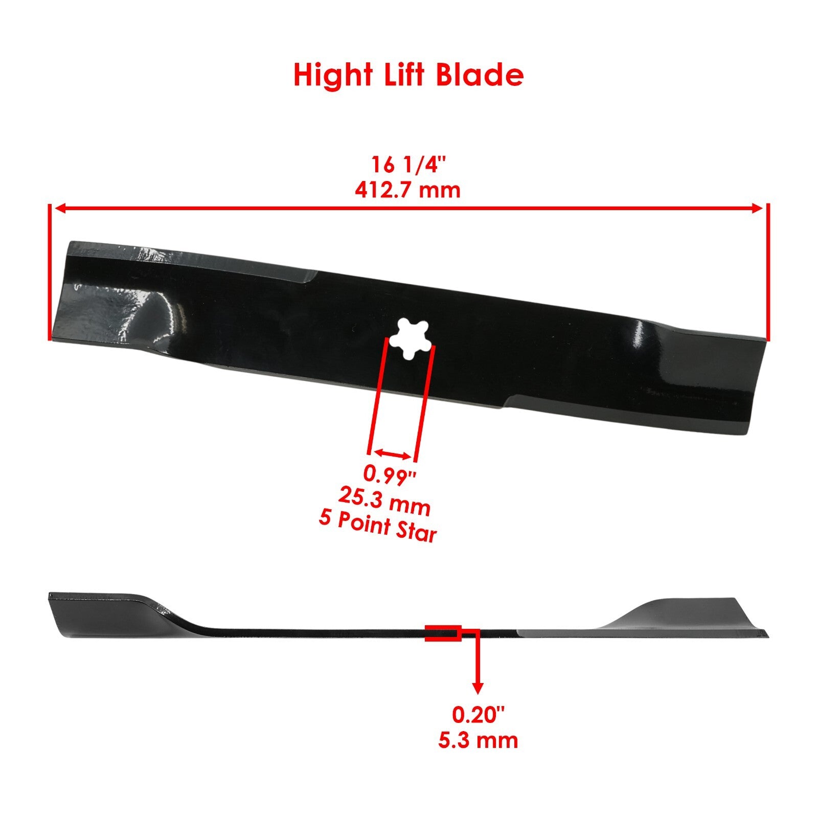 48 Inch Deck Blades with Bolts Replacement for Husqvarna Dixon (2000–2015)