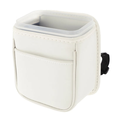 Car Trash Can for Universal Vehicles (Portable, Hanging, White)