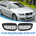 Hood Bumper Grille Pair Front Replacement for BMW 328i 335i M3 (2006–2013)