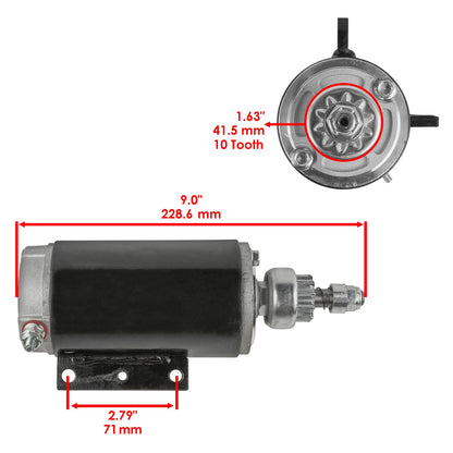 Starter Motor Replacement for Johnson Outboard 120 130 135 140 (1985–2001)