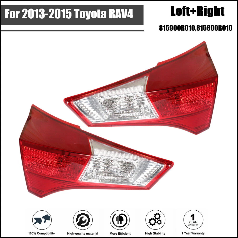 Tail Light Assembly Set for Toyota RAV4 (2013–2015) Left + Right Halogen