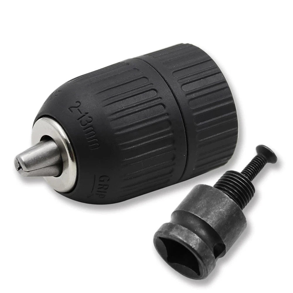 1/2-20UNF Keyless Rotary Adaptor for Drills (74x42mm, 13mm)