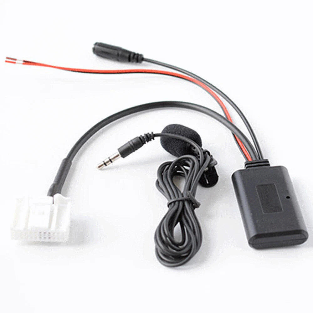 Bluetooth Adapter AUX Audio Cable+Mic For Subaru Outback Legacy 6-disc CD player
