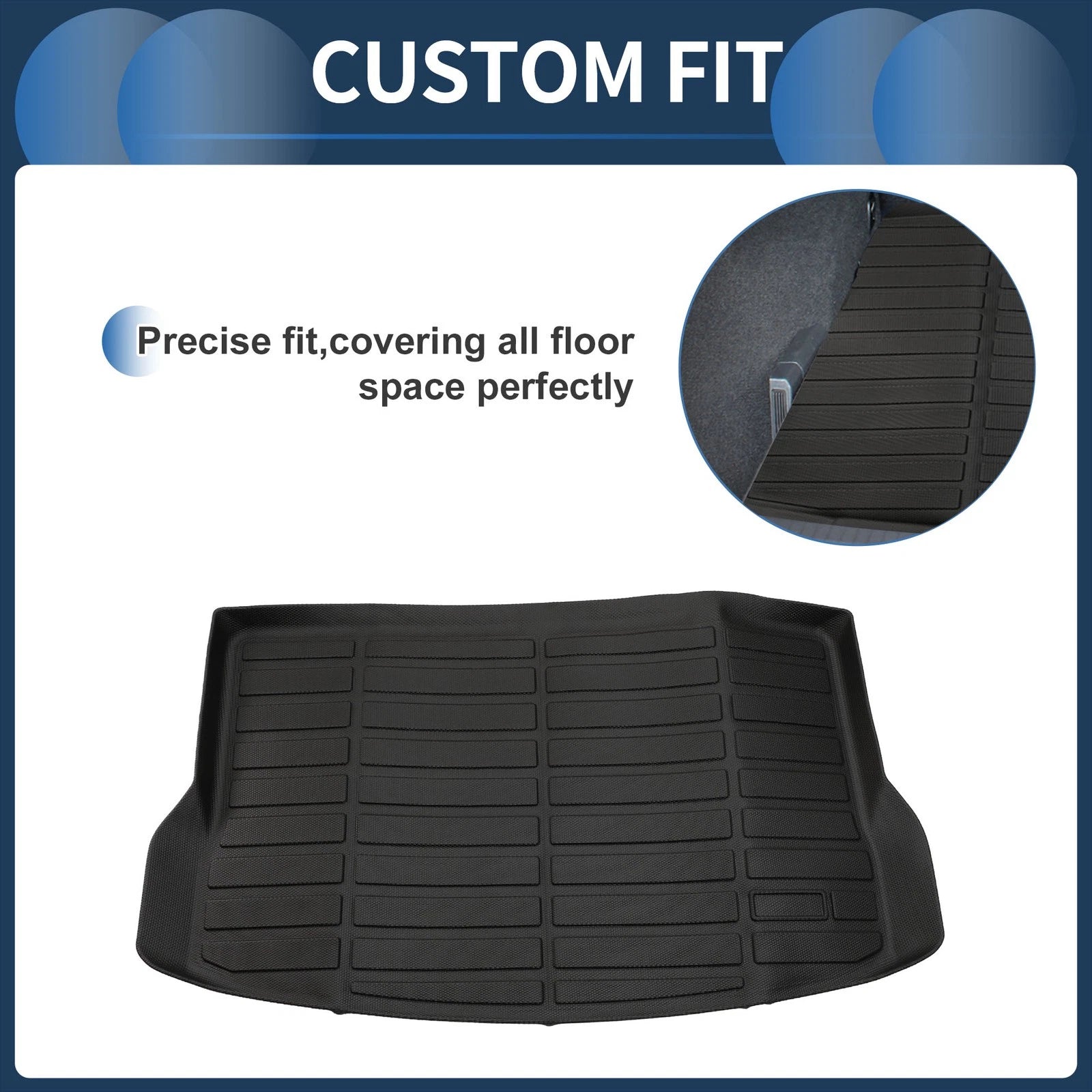 Trunk Mat TPE Cargo Liner Replacement for Chevrolet Bolt EUV (2022–2024)
