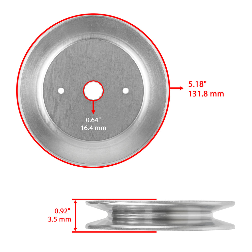 Spindle Pulley Replacement for Ariens 21546127 539110318 (2011–2021)