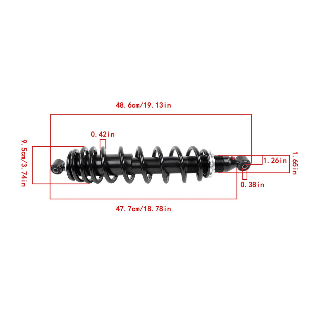 2X Front Shock Absorber Assembly for Yamaha Wolverine BF/Hunter BF (2016–2018)
