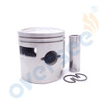 2pcs STD Piston Set for Yamaha Parsun 25 30HP Outboard (61N-11631-00-95)
