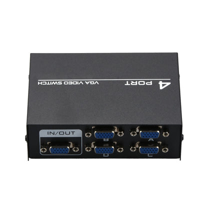4-Port VGA Switch Video Selector for