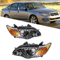 Headlight Assembly Set for Subaru Legacy (2008–2009) Left+Right Halogen