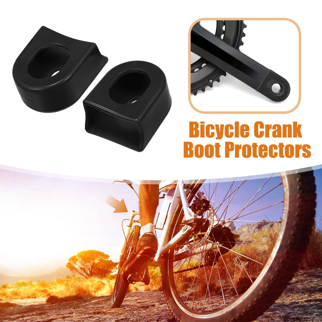 Silicone Crank Boot Protector Set for Bicycle Cycling Crank Arm Cover (10 Pc)