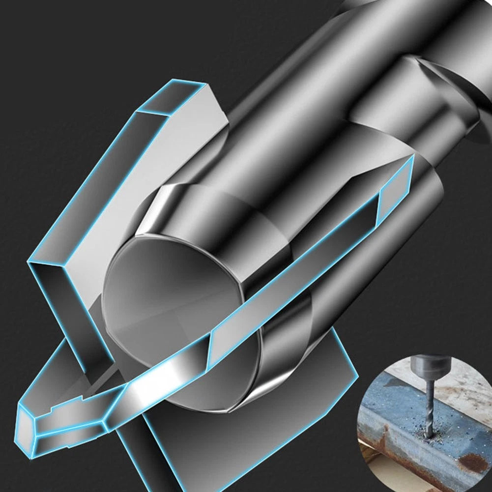 NineFlute Drill Bit for Tile and Glass with Hex Shank Triangle Shape