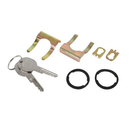 Door Lock Cylinder with Key Pair for Chevrolet GMC Buick Cadillac (1 Pair)