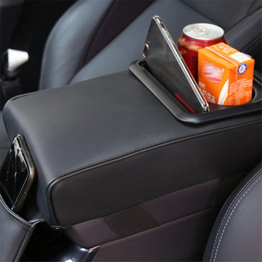 Universal Car Armrest Center Console Box with Cup Holder Storage