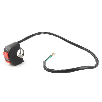 7/8" Motorcycle Handlebar Kill On-Off Latching Switch 12V Scooter ATV Dirt Bike