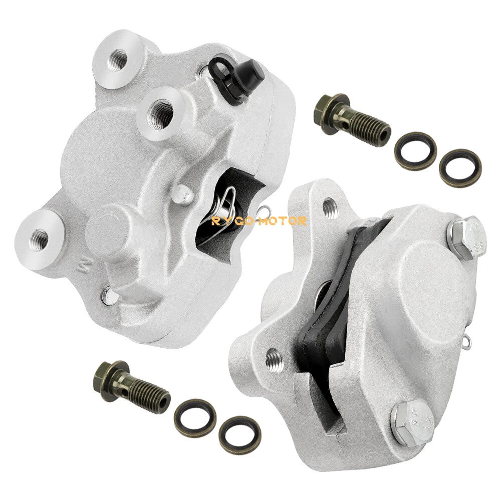 Front Left Right Brake Caliper w/Pads for Arctic Cat ATV 250-500 (2000-2023)