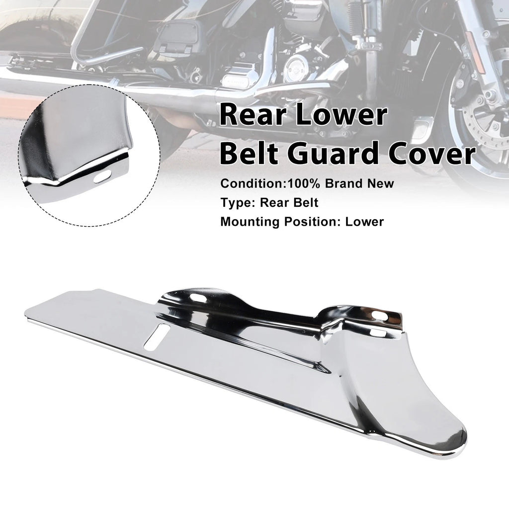 Rear Lower Belt Guard Cover for Harley Touring FLHX, Road King FLHR (A0)