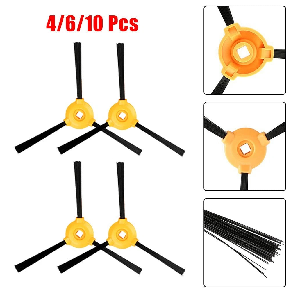 Set of 4 Side Brushes for Robot Vacuum Cleaner (Compatible with )