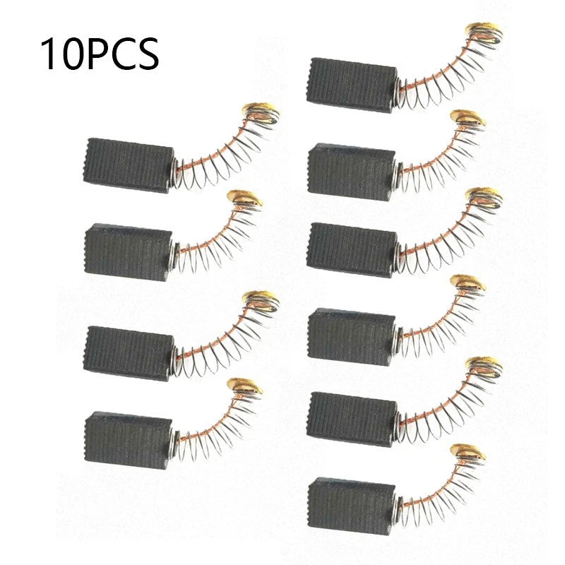 Set of 10 Carbon Brushes for Power Tools
