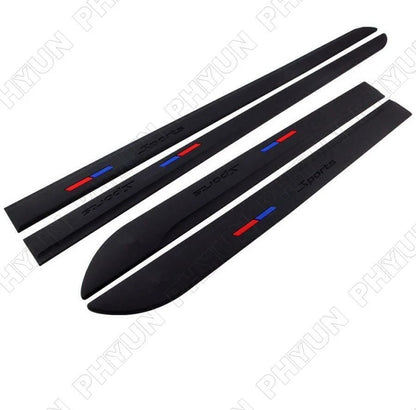 Set of 4 Rubber Car Body Trim Covers for Universal Fit