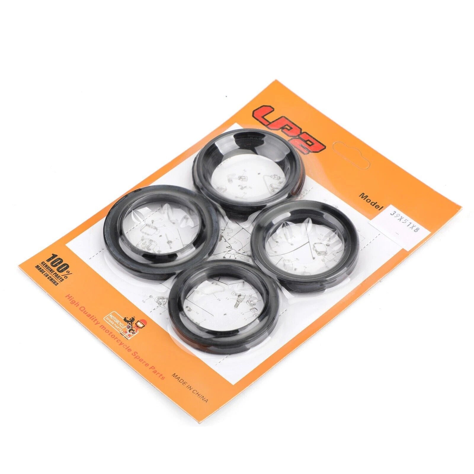 Fork Oil Dust Seal for Honda CB700SC VT600 Shadow VLX600 (1984–2007) 51490-MR1-671