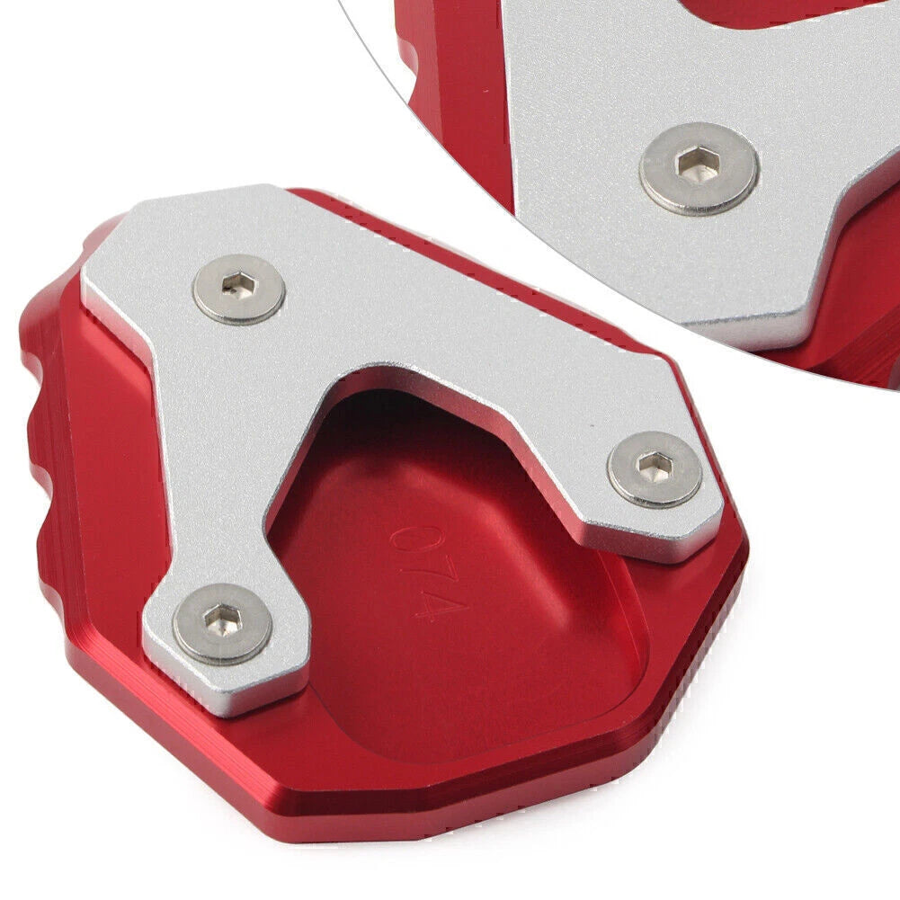 Red Side Stand Extension Kickstand Enlarger Plate for Honda CB500X (2019)