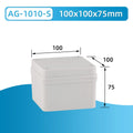 ABS Plastic Outdoor Junction Box IP66 Waterproof 100x100x75mm