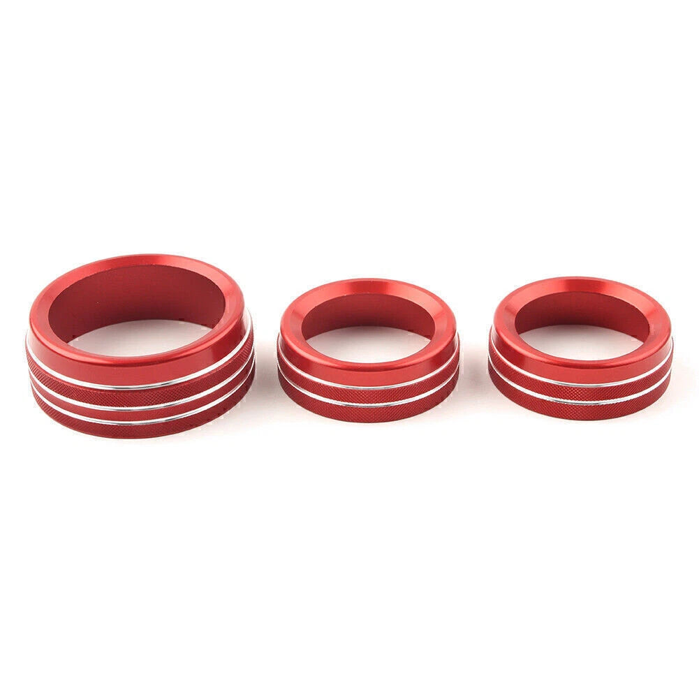 Air Conditioner Switch CD Button Knob for Dodge Challenger (2015–2020) Red