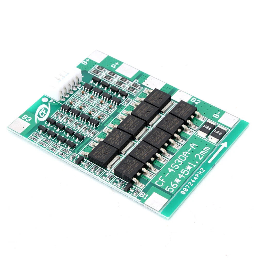 4S 30A PCB Li-ion Lithium Battery Protection Board Module 18650