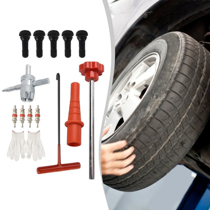 13PCS Tire Valve Stem Core Replacement Tool for Fast and Convenient Use