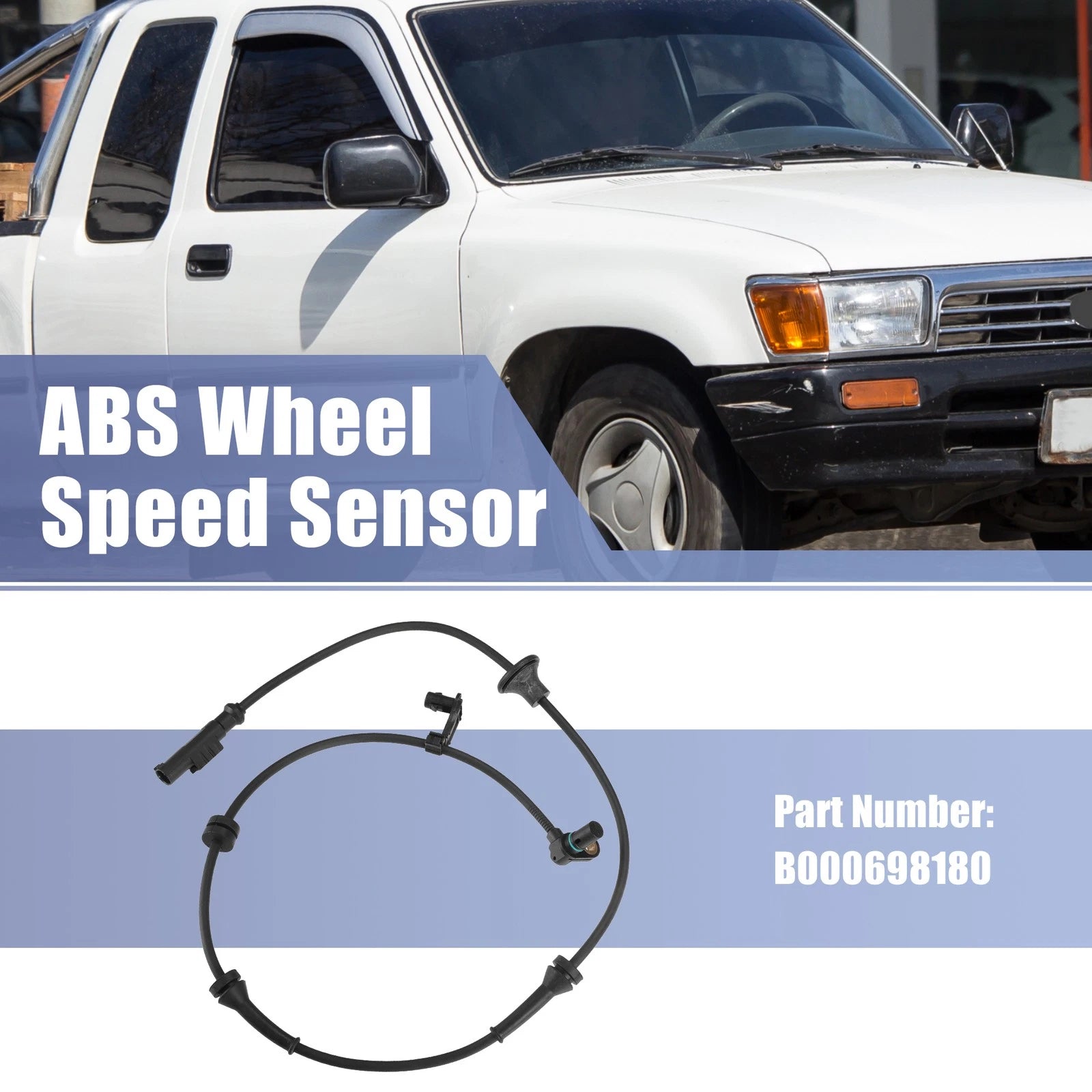 ABS Wheel Speed Sensor Rear Left Right Replacement for Toyota Aygo (2005–2014)